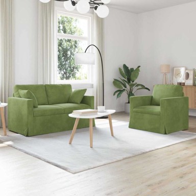 Sofa 2 kom, svijetlo zelena