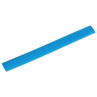 Ravnalo PVC 30 cm fleksibilno plavo