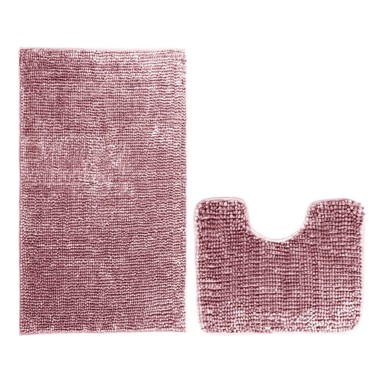 AMELIAHOME Set od 2 ljubičaste kupaonske prostirke 