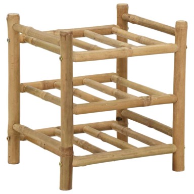 Stalak za vino bambus 32,5 x 29,5 x 36 cm, prirodni