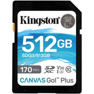 KINGSTON Memorijska kartica Canvas Go! Plus SDXC, 512GB, 170MB/s