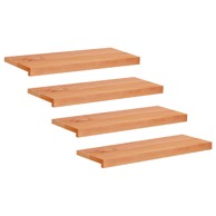 Gazište za stepenice 4 kom. 80 x 25 x 2 cm od čvrstog drva bukve, lakirano