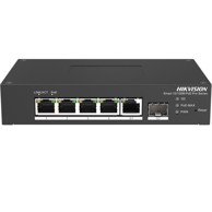 HIKVISION Upravljani L2 PoE switch DS-3T1306P-SI/HS, 6 portova, crna