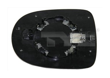 TYC Ogledalo retrovizora Renault Clio 05-13, desno, 09-, grijano