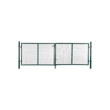 SONGMICS Vrtna vrata, 310 x 150 cm, zelena