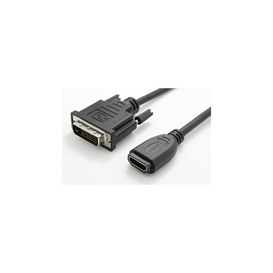 ROLINE Adapter DVI-D (24+1) - HDMI, M/F, 0.15m