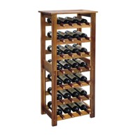 NORTHIX Stalak za vino od akacijevog drveta, 28 boca