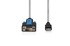 Adapter USB 2.0 na RS232 DB9 s FTDI čipom 1,8 m, crni