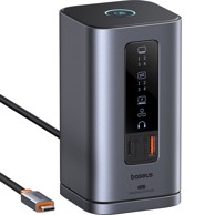 BASEUS Docking stanica Spacemate 11-in-1 (Windows), siva