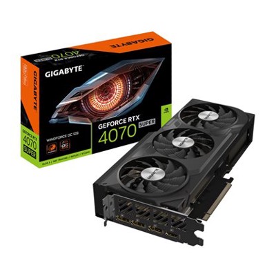 GIGABYTE Grafička kartica GeForce RTX 4070 Super Windforce OC, 12GB GDDR6X