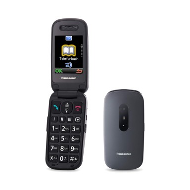 PANASONIC Klasični mobitel KX-TU446EXG 4G, sivi