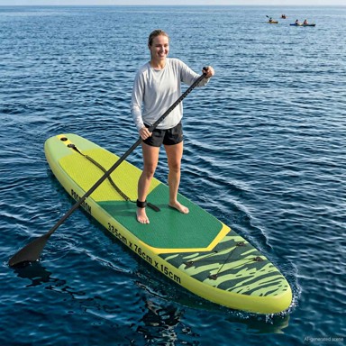 POSEIDON SUP daska, na napuhavanje, 335 x 76 x 15 cm, PVC, zelena