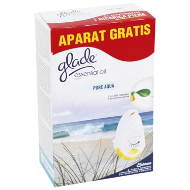 GLADE Osvježivač prostora Electric Relax and zen, refil + baza