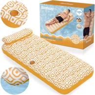 BESTWAY Komfort Plus Deluxe Madrac za plažu 43836, 183x84 cm, s naslonom i ručkom