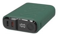 REALPOWER Powerbank PB-10000C PD+, 10000 mAh, tamnozeleni