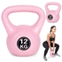 Kettlebell, 12 kg, roza