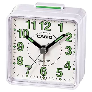 CASIO Budilica TQ-140-7DF, bijela