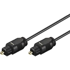 TECHLY Toslink audio kabel, 2 m, crni
