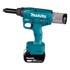 MAKITA Akumulatorski zakivač DRV250RFJ, 18V, 2x3.0Ah, 4.8–6.4mm, MAKPAC