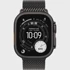 APPLE Watch Ultra 3 crni 49 mm Milanese narukvica crna L titan cellular