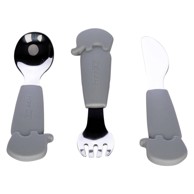 FREEON Pribor za jelo 46286, nehrđajući čelik, sivi