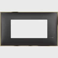 LEGRAND Classia ukrasni okvir 4m mat crno / zlatni r4804bd