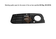 ISAM Maska branika Audi A4 08-12, crna, prednja lijeva, sa maglenkom