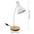 EGLO Bijela/u prirodnoj boji stolna lampa s metalnim sjenilom (visina 49 cm) VERADAL 