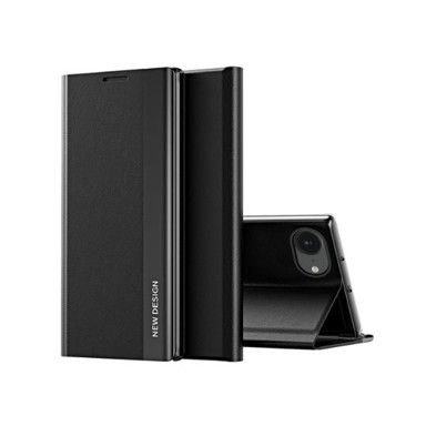 HURTEL Preklopna maska Sleep Case Pro za iPhone 16e, crna