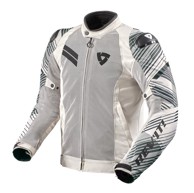 REV'IT! Apex air H2O jakna, light grey-black, neon yellow-black