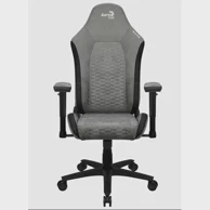 AEROCOOL Gaming Chair Crown AeroSuede, Universal, s podstavljenim sjedištem, Stone Grey