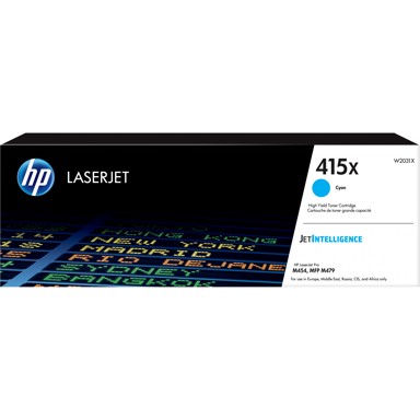 HP Toner za printer 415X W2031X Cyan do 6,000 listova