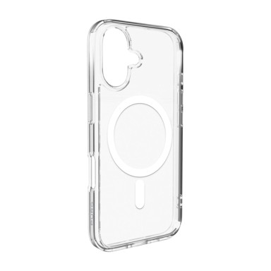 PURO Futrola Lite Mag MagSafe, iPhone 17, prozirna, bijeli prsten