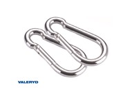 VALERYD Karabiner din5299 c 10x100mm, 181 kg nehrđajući čelik (2kom)