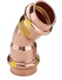 VIEGA PROFIPRESS luk za plin 18 mm 45°, metalni