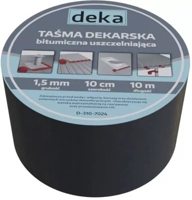 D&R Alubutil brtvena traka za krovove 10 cm x 10 m, smeđa