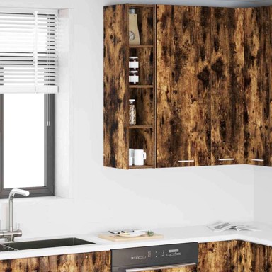 Viseći ormarić s policom Riga 20 x 29.5 x 100 cm, dimljeni hrast