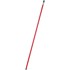 LUX TOOLS Drška za metlu 130 cm, crvena
