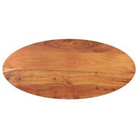 Stolna ploča ovalna 90x40x2,5 cm od masivnog drva bagrema 25 mm, prirodna
