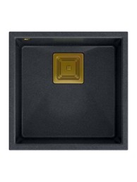 QUADRON Sudoper David 40, nano PVD, antracit/zlato