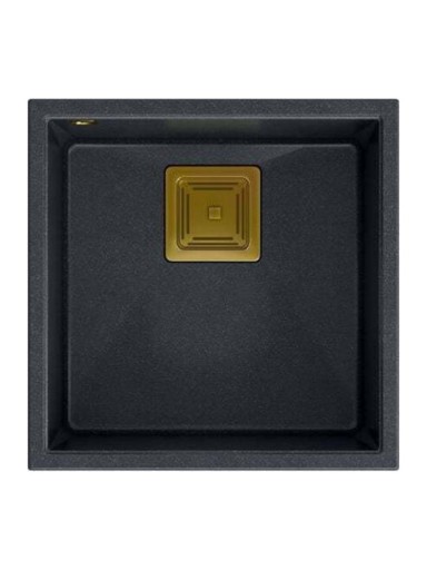 QUADRON Sudoper David 40, nano PVD, antracit/zlato