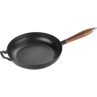 STAUB Tava od lijevanog željeza, s drvenom drškom, 28 cm