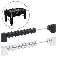 Prečke za rezultate za stolni nogomet, crno-srebrne (2 kom.)