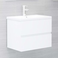 Ormarić za umivaonik bijeli 60 x 38,5 x 45 cm od iverice