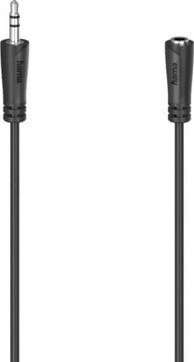 HAMA Produžni audio kabel 3,5 mm jack, 3 m, crni
