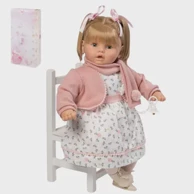 BERBESA Lutka Baby Dulzona jaknica i šal 62 cm u kutiji