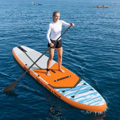 TRITON SUP daska s sjedalom 2 u 1, 366 x 81 x 15 cm, plava