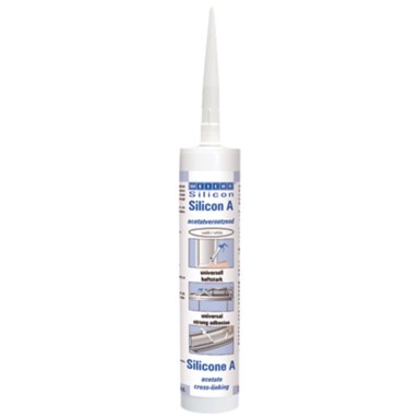 WEICON silikon, 310 ml, signalno bijeli RAL 9003