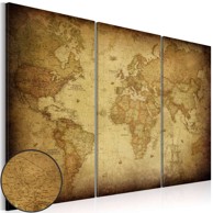Slika Old map triptych 90x60