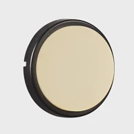 Zidna svjetiljka Cuba Outdoor Energy, round, LED, IP54, crna